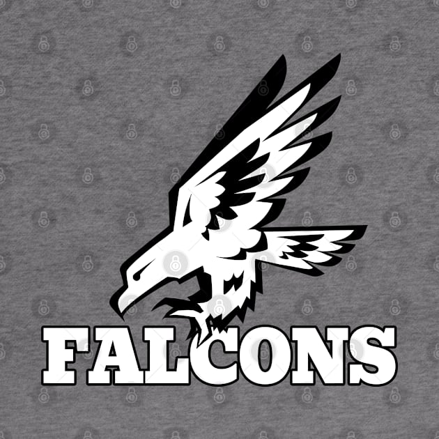 Falcons Mascot by Generic Mascots